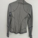 Lululemon Forme Jacket II RARE Pin Stripe Inkwell / Mojave Tan / White Inkwell 6 Photo 9