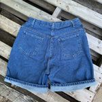 Vintage 90s high rise wide leg jean shorts Size 13/14 Blue Photo 3