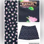 PINK - Victoria's Secret PiNK Victoria’s Secret Black Roses Swim Cover Up Skirt Medium Photo 1