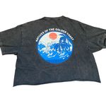 Brandy Melville Natives of the Gold Coast Acid Wash Cropped Retro T Shirt π₯ Photo 1