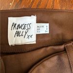 Princess Polly  chocolate brown shorts with buckle size 2 Photo 1