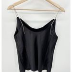 DO+BE Black Embellished Cami Strap Sleeveless Tank Top Women's Size Medium M Photo 5