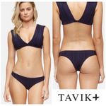 NWT Tavik Ali Mini Swim Bottom in Slinky Rib Black Photo 8
