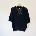 Varley NEW  Women’s Callie Knit Top Black Large Photo 4