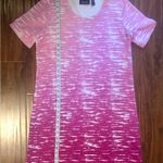 Denim & Company Pink Sunset (Ombré) Beach Dress size S White Photo 3