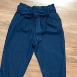 Hot & Delicious Dark Denim High Rise Capri Denim Photo 4
