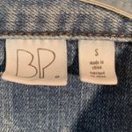 BP. Nordstrom Cropped Long Sleeve Denim Jacket Blue Photo 2