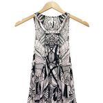 Free People  La Mar Maxi Dress Long Flowy Batik Print Black & Cream Size Small Photo 10