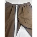 Alfred Dunner  Pant Womens 16W Brown Pull On Elastic Waist Pant Pockets Stretch Photo 2