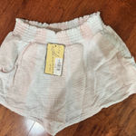 Vintage Havana  Cabana White and Pink Striped Shorts Photo 0