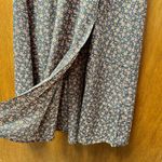 Natural Life Juliette Short Sleeve Midi Maxi Ditsy Floral Dress Gray Large Photo 7