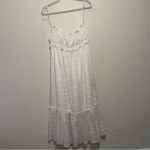 Majorelle  White Adam Midi Dress In White Lurex Size Small Photo 2