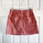 GRLFRND Pink Zamira Cotton-blend Corduroy Mini Skirt Photo 3