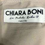 Chiara Boni LA PETITE ROBE Aliki Metallic Sheath Gown Gold Shimmer 40 NWT Photo 10