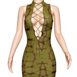 With Jean WITH JÉAN Amethyst Mini Dress, Web Print, Small Photo 5