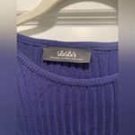 Lulus Navy Blue Stretch  Dress Office Cocktail Midi Long Sleeve Sweater Photo 3