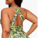 Adore Me like new Monroe tropical green one piece swimsuit 2x Photo 5
