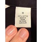 Laura Ashley  Black Denim Jacket Western Embellished Collar Womens Medium M Denim Photo 4