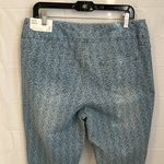 Soft Surroundings  Printed Slim Ankle Pull On Jeans Photo 3