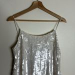 Mac Duggal  Sequined Mixed Media Floral Embellished Mini Dress SZ 4 93628 style Photo 4