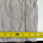 Lane Bryant NEW  Wide leg Pull on‎ Linen Pants Sand Tan Minimalist Neutral 0237 Photo 5