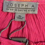 Joseph A  Boho Crochet Lace Tassel Blouse Size XL Raspberry NWT Photo 2