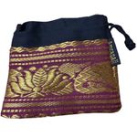 Vintage Beaded Indian Mini Bag Purse With Jewelry Pouch Amrapoli Unique Timless Photo 3