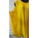 Vince Camuto Yellow Sleeveless Blouse Size XL Photo 1
