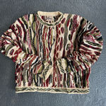 COOGI  3D Multicolor Knit Vintage Sweater Photo 0