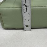 None Sage Green PU Leather Crossbody Purse Tote Bag with Adjustable Strap Photo 4