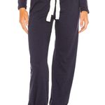 Eberjay Eberjey Heather Cropped Pant Blue Deep Sea Size Small Photo 2