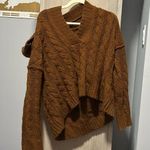 American Eagle Small oversized brown sweater Photo 0