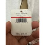 Free People  White Mockneck long Sleeve Tee Size XS‎ Photo 2