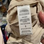 Cute breezy tan wide leg elastic sides pants cotton blend Wit & Wisdom beachy Size 8 Photo 10