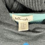 Telluride Sweater Womens XS Gray Blue Graphic Hoodie Knit Neutral Active Outdoor Photo 6