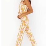 Show Me Your Mumu Jacksonville Cropped Jumpsuit Groovy Blooms Stripe Womens S Photo 2