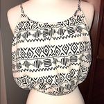 Kirra FOR PACAUN Bohemian Tribal Elastic Crop Top Photo 0