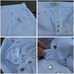 We The Free NWT Free People Optic White High Waisted Straight Leg Distressed Denim Jeans Photo 7