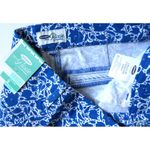 Old Navy NWT  Pixie in Blue White Floral Print Mid-Rise Stretch Crop Pants 2 Photo 2