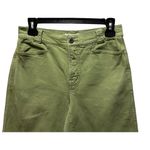 Madewell womens Emmett wide leg sage green Jeans Size 26 Petite Photo 2