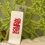 Solid & Striped  The‎ Marina Crochet One Piece In Kiwi Green Photo 5