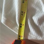 Bobeau  White Wrap Tie Sleeveless Top Small Ribbed Knit Rayon Blend Tank Photo 7