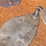 Vintage 1980s TAXCO Abalone Paua Shell and Sterling Silver Leaf Link 7″ Bracelet Photo 4