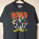 Urban Outfitters Kiss World Tour T Shirt Black Large L Graphic Tee Photo 8