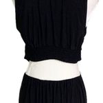 MISA Los Angeles  Athema Cutout Waist Sleeveless Maxi Dress Black Size M NWT Photo 9