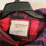 Arizona Jeans  co red and black plaid long sleeve shirt Size xs Photo 2