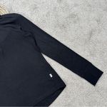 feat Women’s Half Zip Pullover Longsleeve Shirt High Neck in Black Size S Photo 5