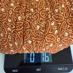 Patrons of Peace Geometric Print Tie Strap Ruffle Dress Womens Small Sundress Mini Boho Brown Photo 8