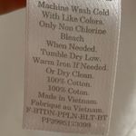 Everlane  Poplin Top White Boxy Short Sleeve Cotton‎ Size 4 Photo 6