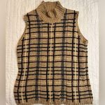 Susan Bristol Vintage  plaid sweater vest Photo 0